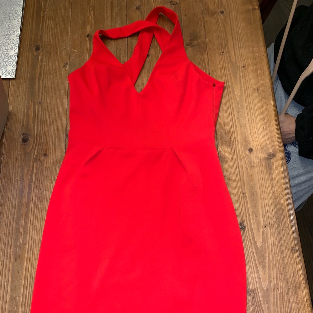 Amanda Uprichard Red Skater Dress